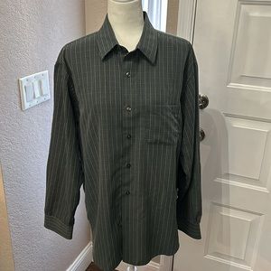 Grey check Van Heusen dress shirt